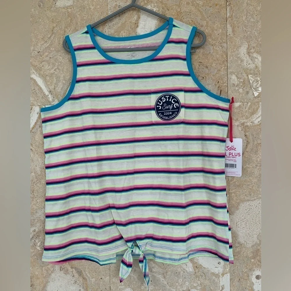 Justice Girl’s Plus Sleeveless Shirt